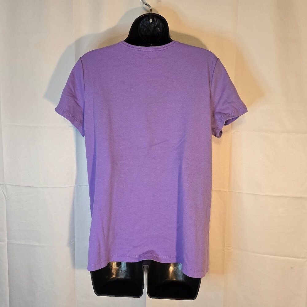 Purple Croft & Barrow Tee - Picture 2 of 7